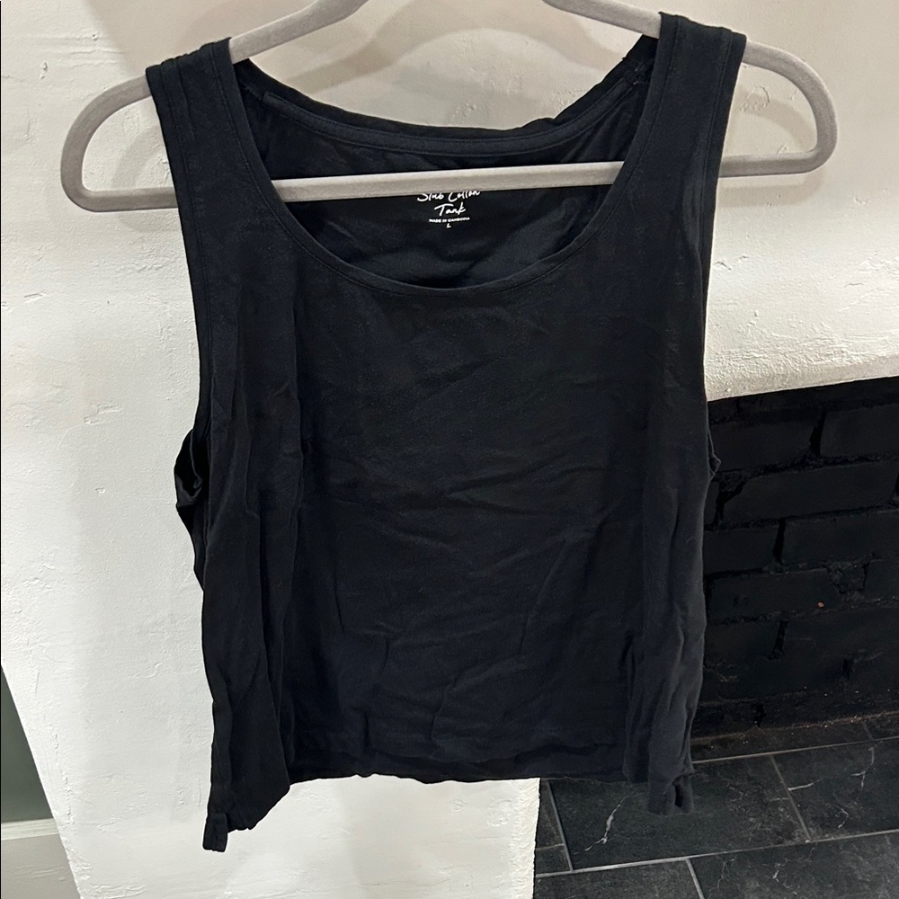 J Crew Factory Black Tank Top